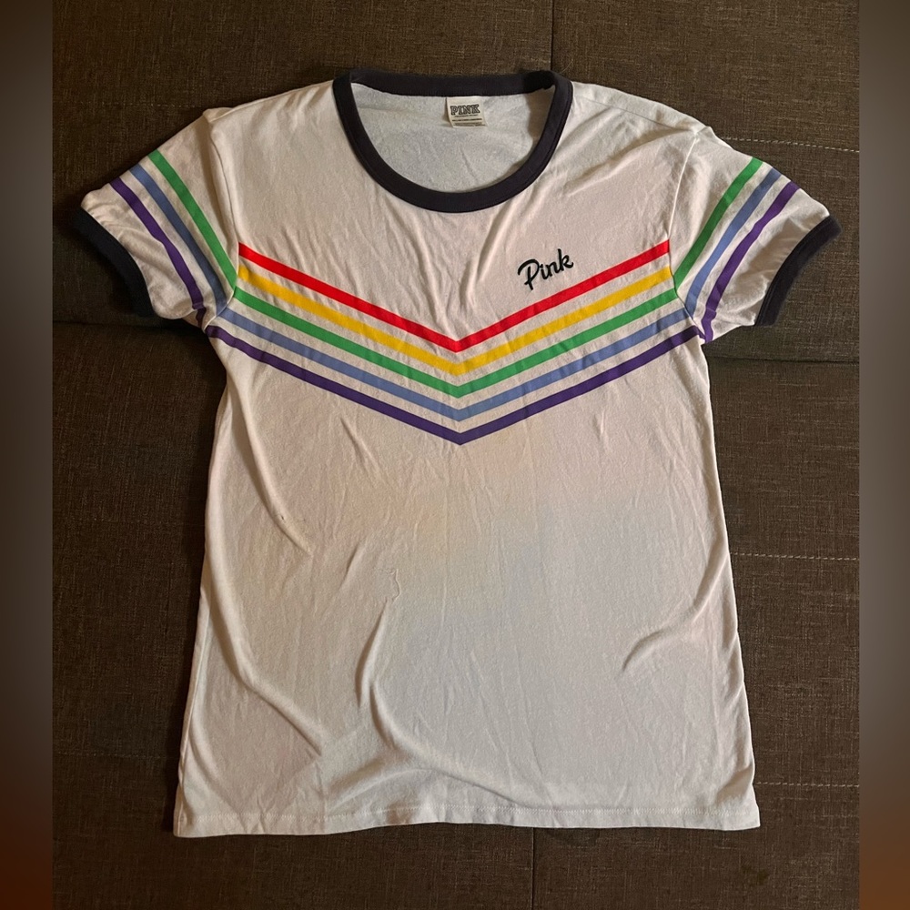 PINK rainbow Tshirt